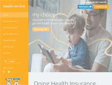 Tablet Screenshot of health-on-line.co.uk